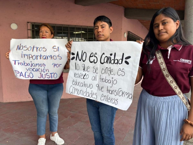 Personal de Conafe exige reconocimiento laboral