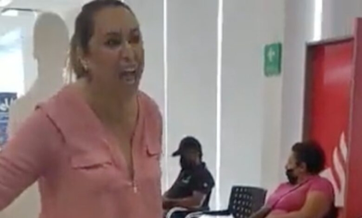 Lady DEA: Mujer amenaza a empleados del banco