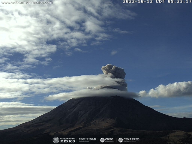 Registra Popocatépetl 68 exhalaciones en las últimas 24 horas