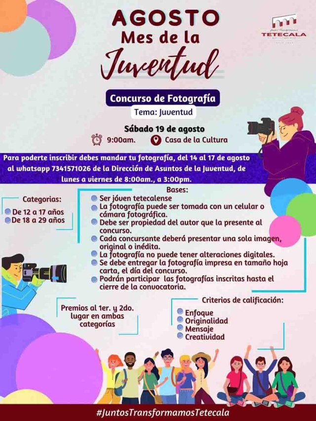 Anuncian concurso de fotografía para jóvenes de Tetecala