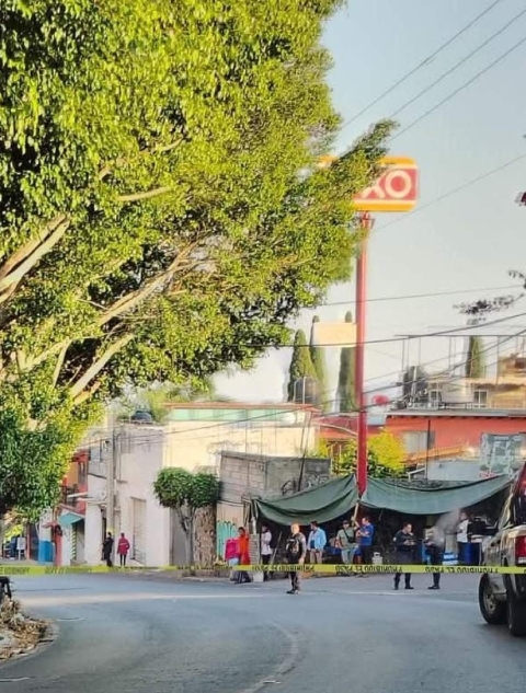 El ataque se registró en la avenida Subida a Chalma.