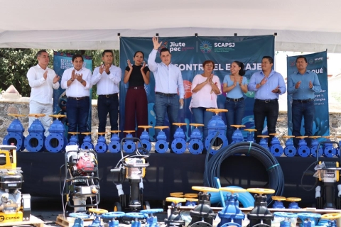 Jiutepec cumple: servicios p&uacute;blicos y agua potable de calidad