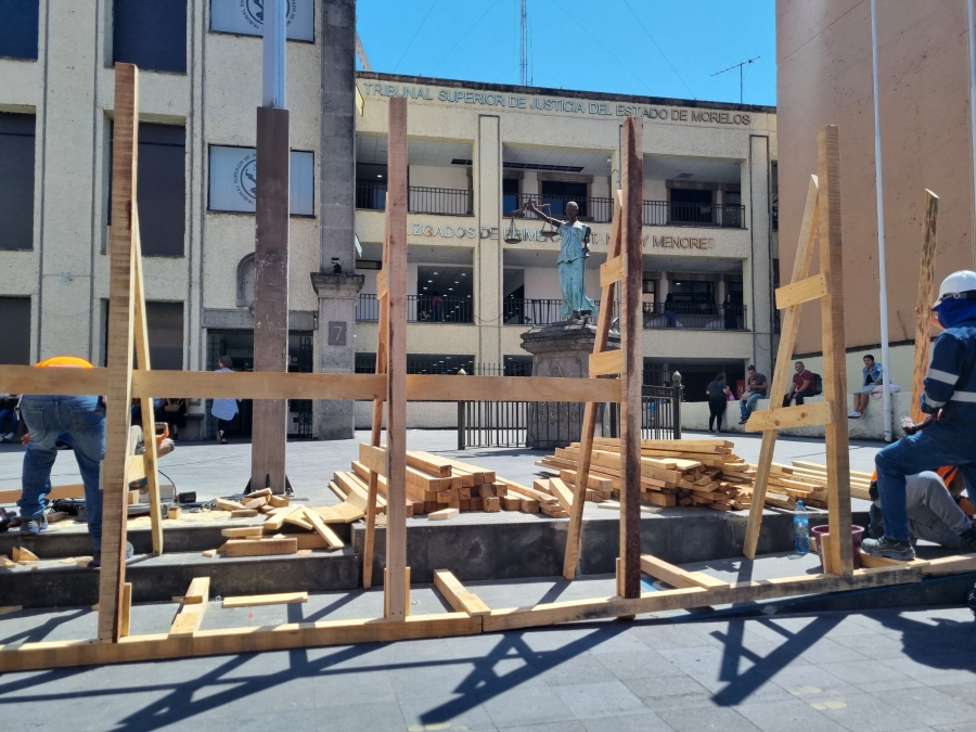 Resguardan sede del TSJ, previo a marcha del 8M