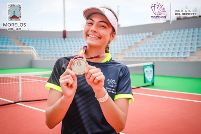 Alexia Estrada se impuso en la final a Ximena Sentíes, de Quintana Roo, con marcador de 6-2 y 6-4.