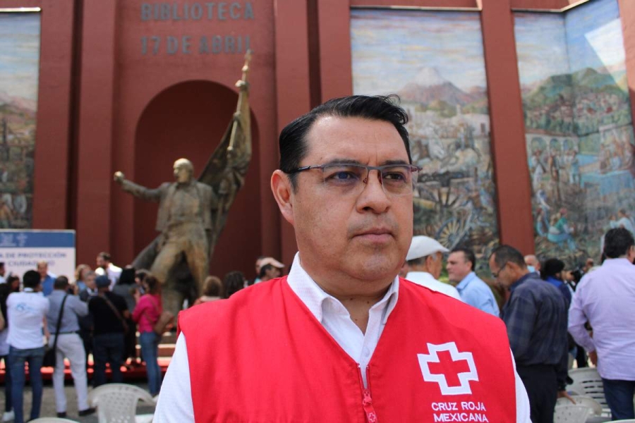 El delegado estatal de Cruz Roja. 