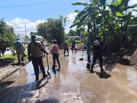 Lluvias causan inundaciones en cinco localidades de Yautepec