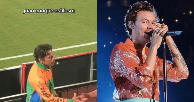 Harry Styles latino sí existe y así fue captado en un estadio