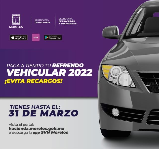 Exhortan Hacienda y SMyT a realizar pago de refrendo vehicular 2022