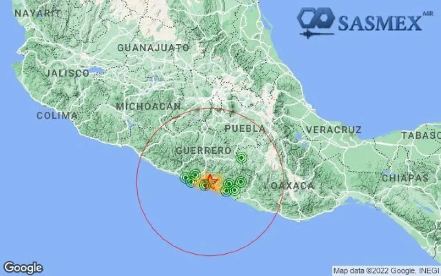 Sismo de magnitud 4.9 en Guerrero; reportan leve percepción en CDMX