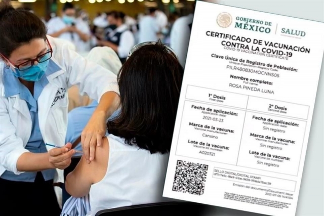 Certificado de vacunación