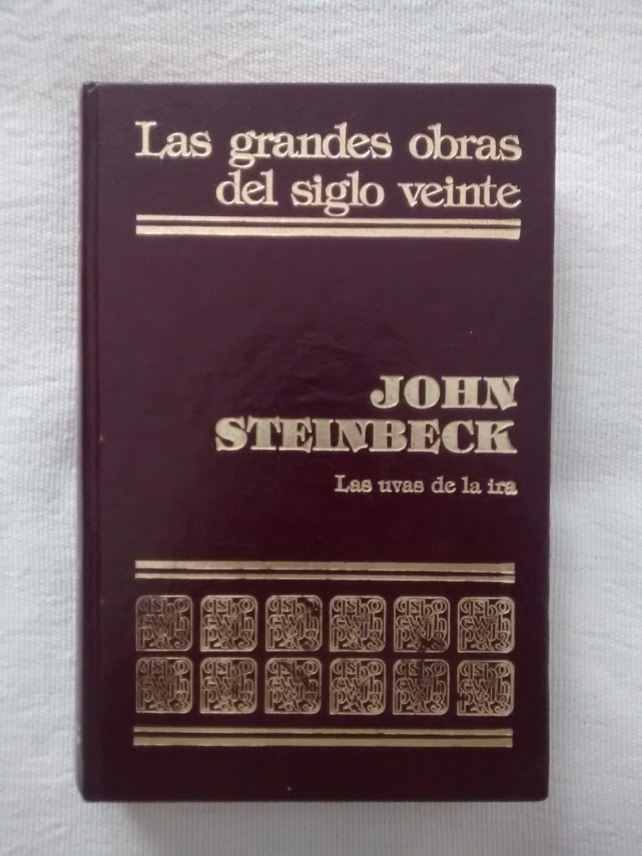 Edición de Las uvas de la ira que forma parte de la colección «Las grandes obras del siglo veinte» que Promexa lanzó hacia finales de los setenta, en colaboración con varias editoriales de prestigio.