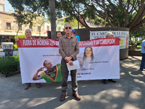 Llama colectivo Cuernavaca a FGE a dar seguimiento a carpeta de investigación contra Blanco Bravo