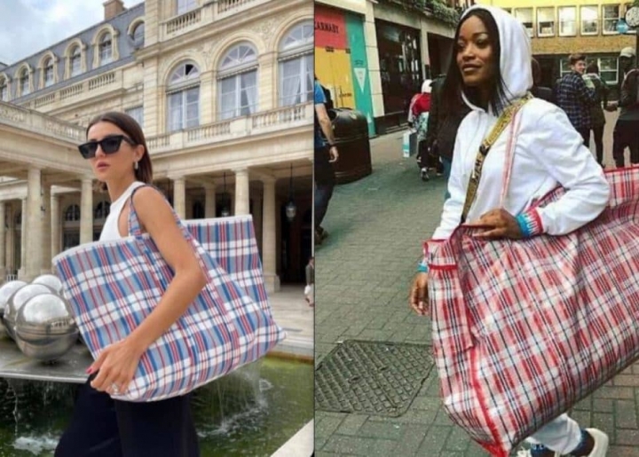 Bolsa de mercado &quot;Balenciaga&quot; es tendencia en redes.