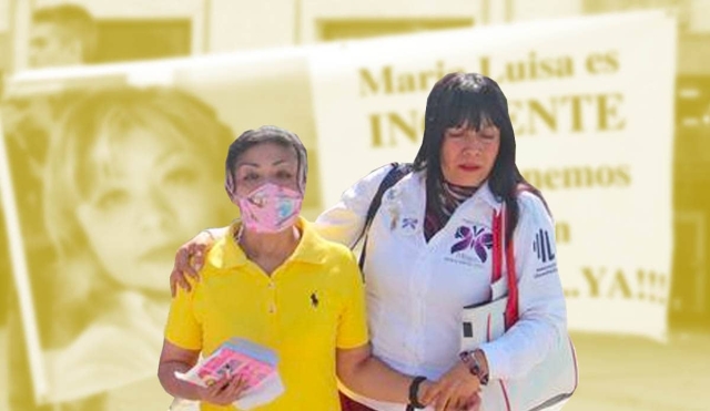 Por la fuerza sale libre María Luisa Villanueva