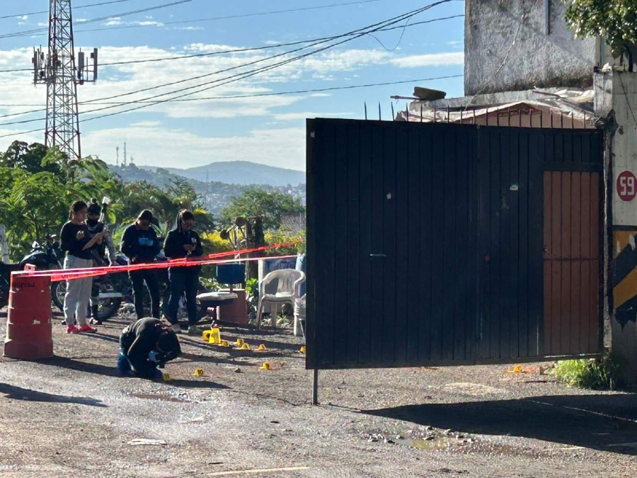  En el sitio hallaron varios casquillos percutidos.