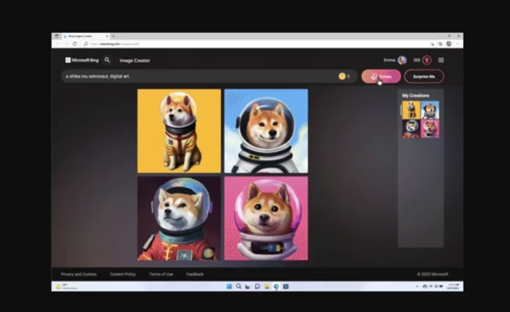 Microsoft lanza &#039;Create&#039;, una herramienta para generar imágenes con inteligencia artificial