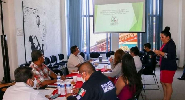 En Mazatepec se efectuó la octava sesión ordinaria del Consejo Municipal de Seguridad Pública.