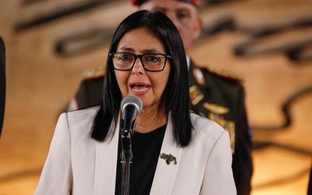 Delcy Rodr&iacute;guez asegura que en Venezuela sigue el Gobierno de Nicol&aacute;s Maduro