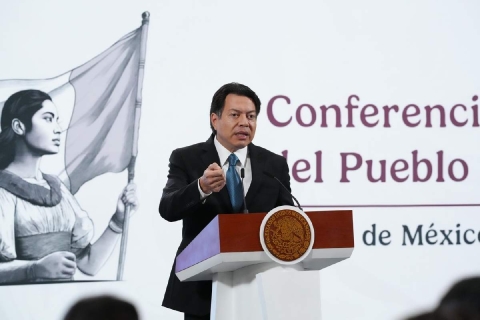 Mario Delgado, secretario de Educación, presentó las cifras ayer en la conferencia matutina de la presidenta Claudia Sheinbaum. 