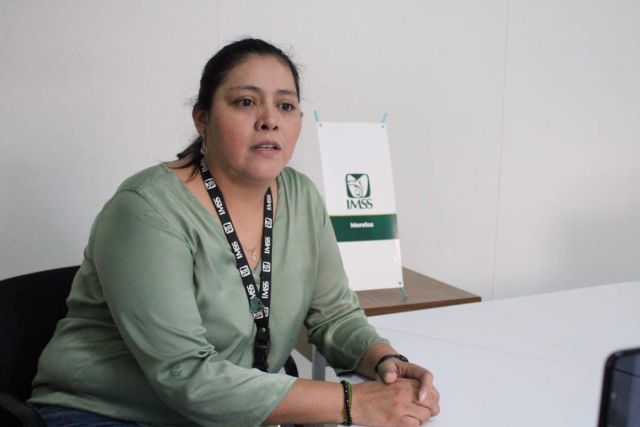  Yasen Rubí Juárez Bello, jefa del departamento de Guarderías del IMSS.