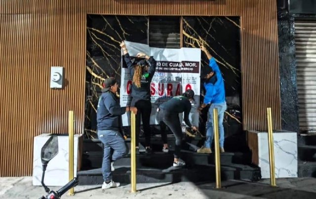 Clausuran establecimientos en Cuautla por incumplir normas