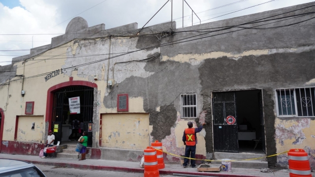 Avance del 36% en la remodelación del mercado de Jiutepec Centro