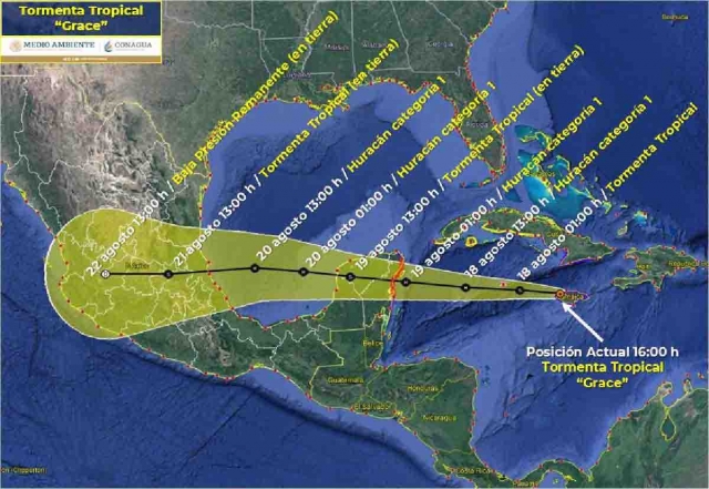 Las autoridades llaman a estar alerta ante la evolución de las condiciones meteorológicas.