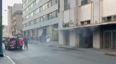 Controlan explosi&oacute;n en edificio del Centro Hist&oacute;rico de CDMX