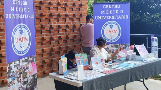 &#039;Feria de la salud&#039; en la facultad de Arquitectura de UAEM