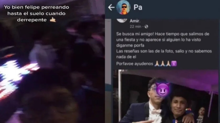 ¡No estaba desaparecido, andaba de fiesta! Un amigo reporta su desaparición