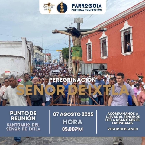 La procesión se llevará a cabo el jueves de la próxima semana.