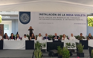 Isaac Pimentel participa en instalación de la 'Mesa Violeta' para fortalecer atención a víctimas de violencia