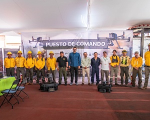 Implementa Gobierno de Morelos operativo con drones y refuerza vigilancia para prevenir incendios en Tepoztlán