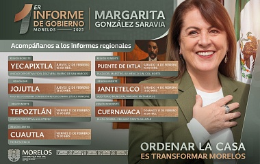 Ordenar la casa es transformar Morelos: Margarita González Saravia