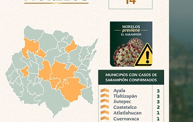 Refuerza Secretaría de Salud vigilancia epidemiológica sobre sarampión